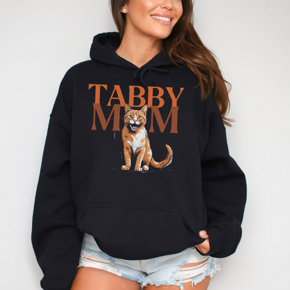 Tabby Mom Hoodie | Cozy Sweatshirt for Ginger Cat Lovers