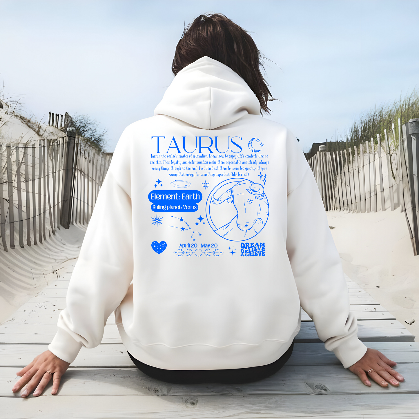 Taurus Zodiac Y2K Edition Hoodie