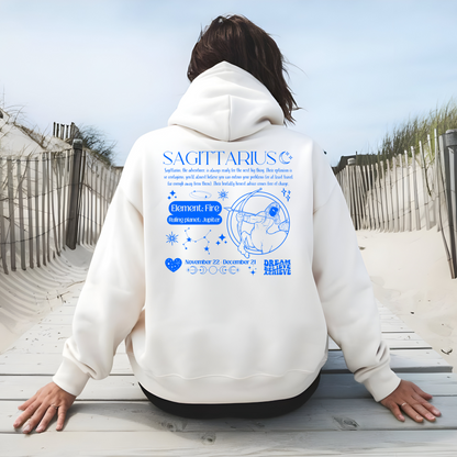 Sagittarius Zodiac Y2K Hoodie