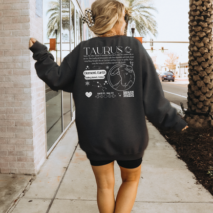 Taurus Zodiac Y2K Sweatshirt