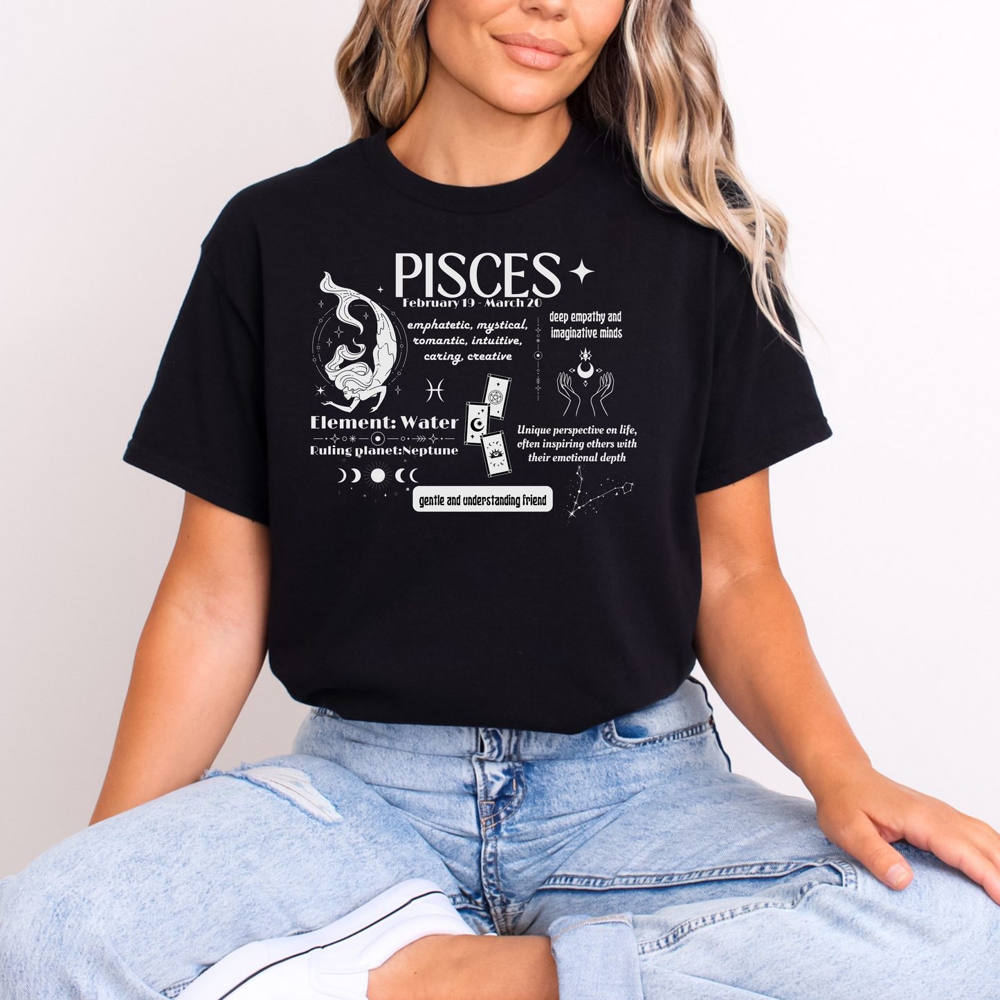 Pisces Zodiac Sign T-Shirt