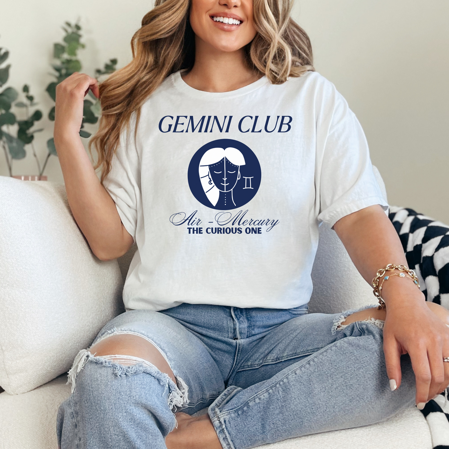 Gemini Club T-Shirt – The Curious One Astrology Tee