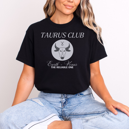 Taurus Club Zodiac T-Shirt – "The Reliable One"