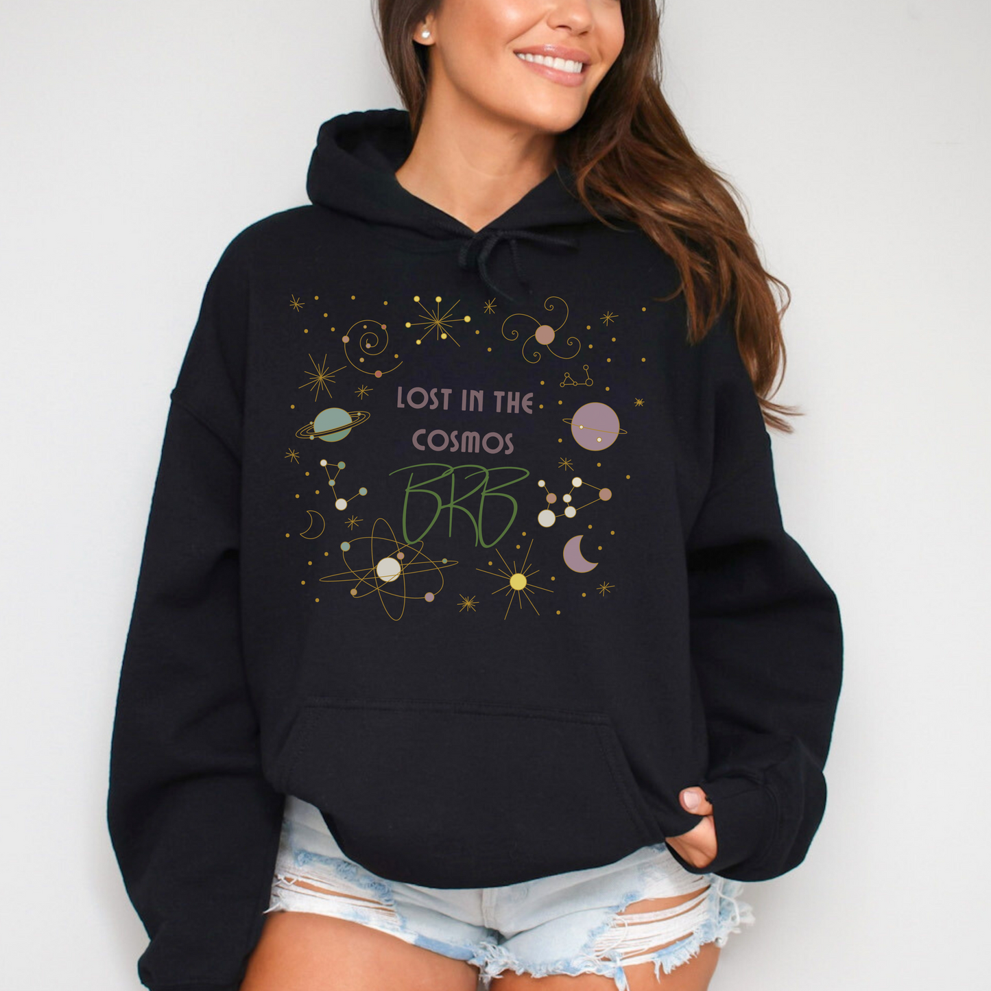 Lost in the Cosmos BRB Unisex Hoodie | Spiritual Gift