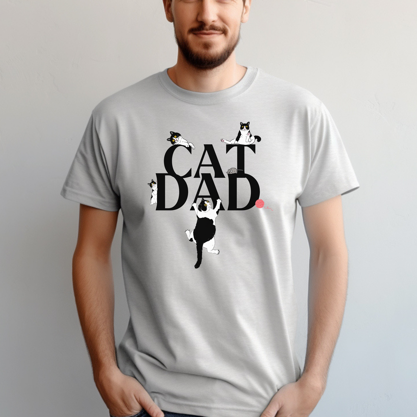 Cat Dad T-Shirt | Funny Cat Lover Tee