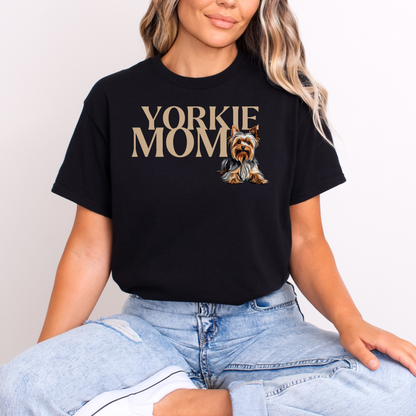 Yorkshire Terrier Mom T-Shirt | Cute Yorkie Dog Lover Tee