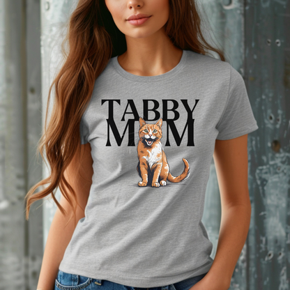 Tabby Cat Mom T-shirt | Ginger Tabby Cat Lover Tee