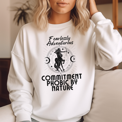 Sagittarius Zodiac Sweatshirt - Fearlessly Adventurous