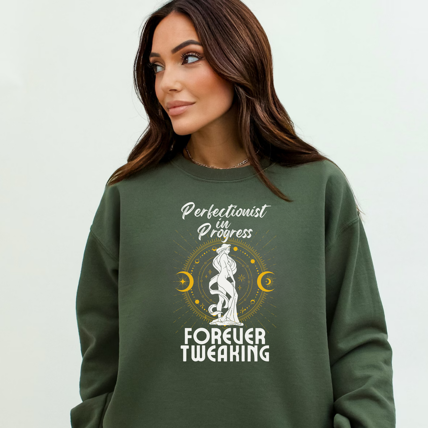 Virgo Sweatshirt – "Perfectionist in Progress" Astrology Apparel