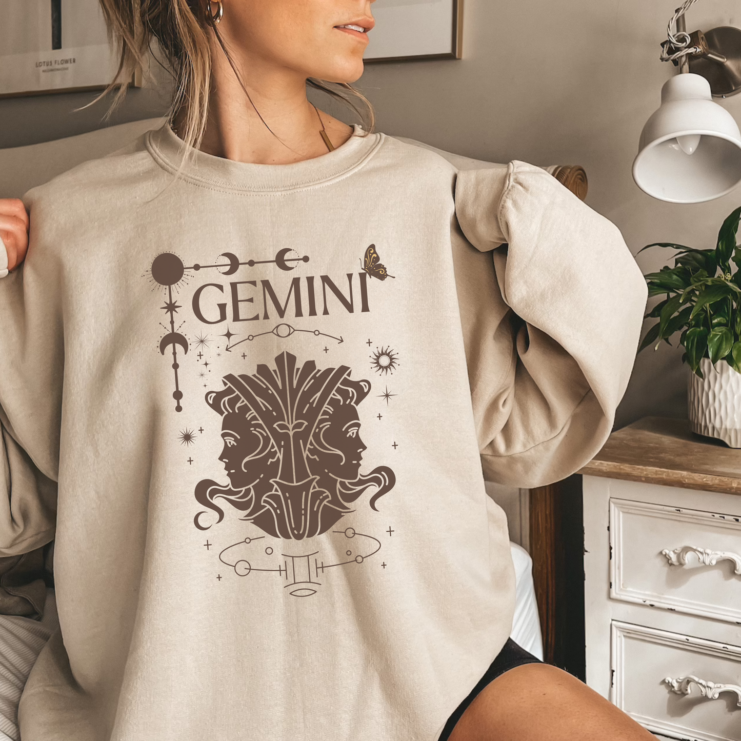 Glamorous Gemini Sweatshirt | Luxe Astrology Style