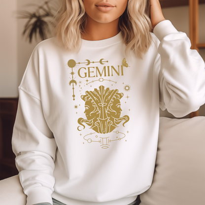 Glamorous Gemini Sweatshirt | Luxe Astrology Style