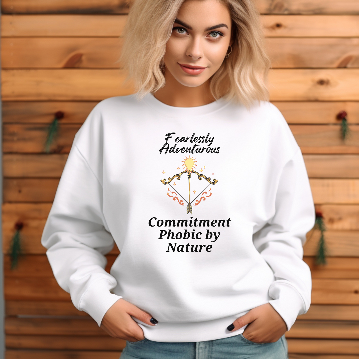 Sagittarius Sweatshirt - Fearlessly Adventurous