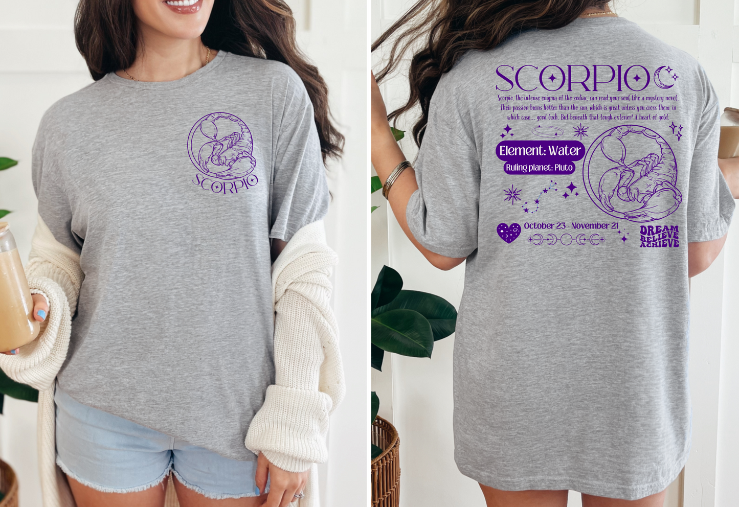 Scorpio Zodiac Y2K T-Shirt