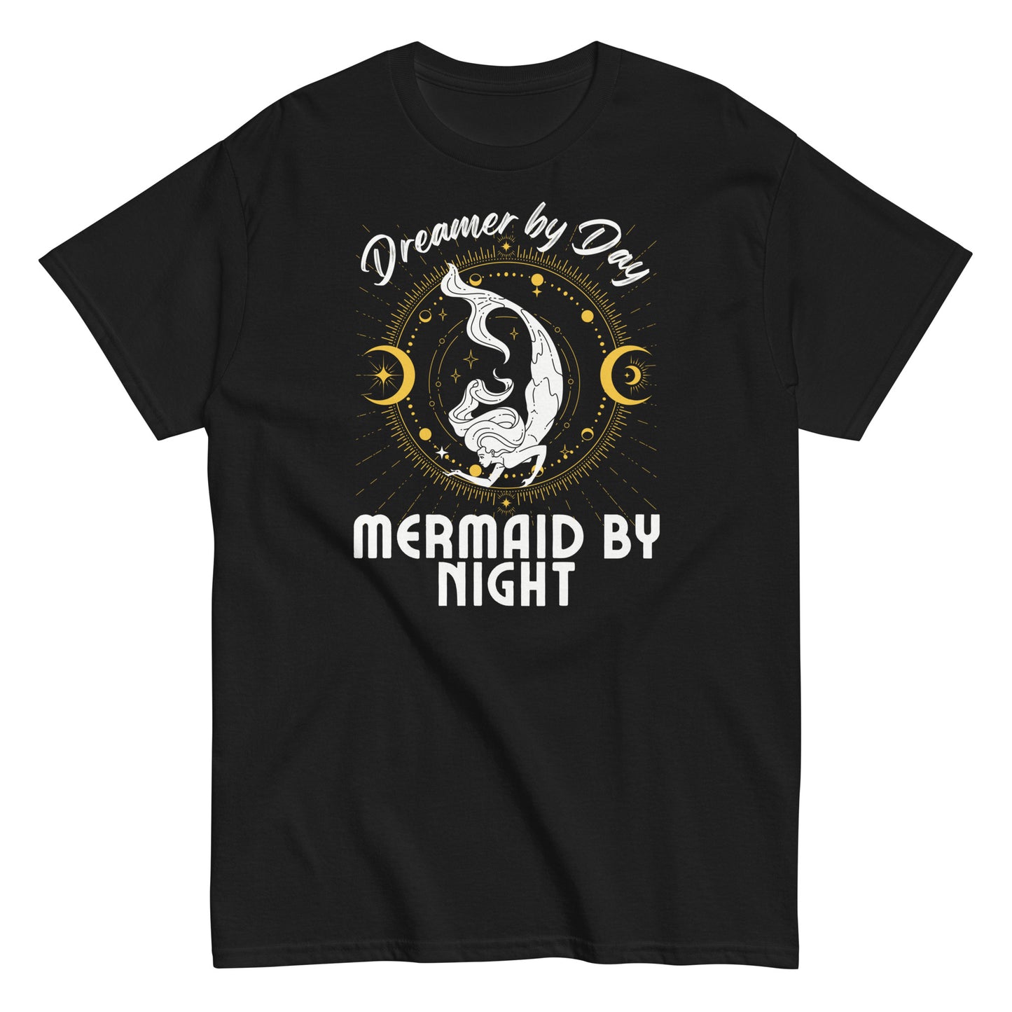 Pisces Zodiac Sign T-Shirt – Dreamer by Day, Mermaid by Night