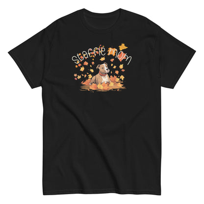 Staffie Mom Autumn T-Shirt | Cute Staffordshire Dog Lover Tee