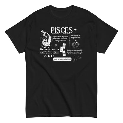 Pisces Zodiac Sign T-Shirt