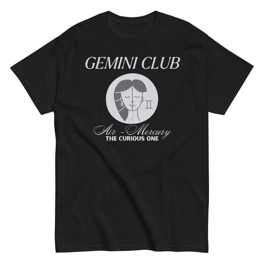 Gemini Club T-Shirt – The Curious One Astrology Tee