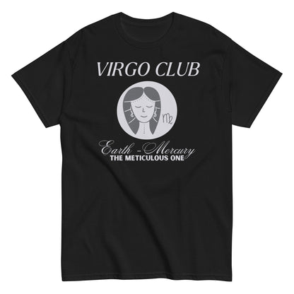 Virgo Club T-Shirt – "The Meticulous One" Astrology Tee