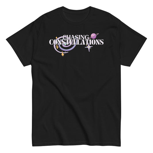 Chasing Constellations" Graphic T-Shirt | Astrology Lover's Tee