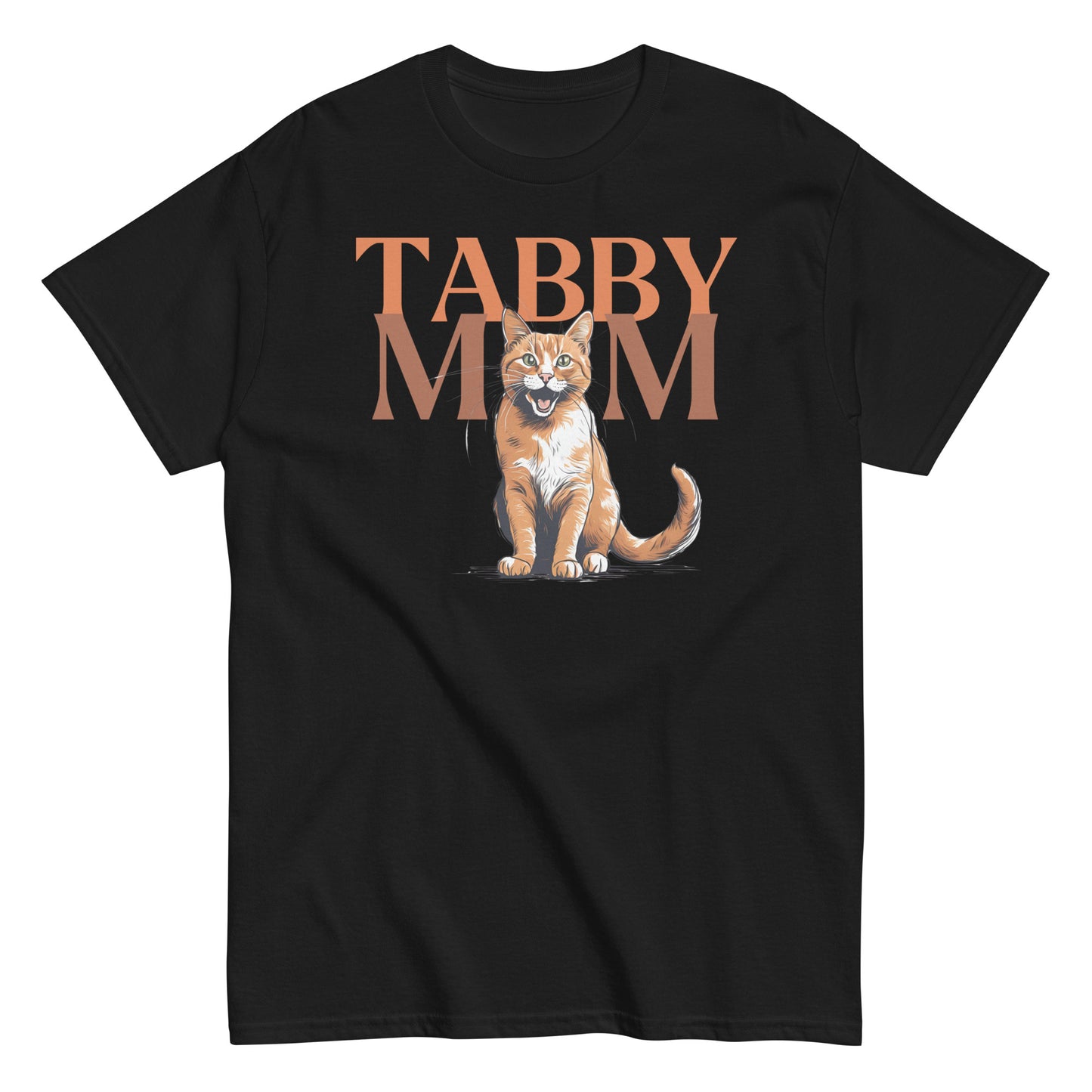 Tabby Mom T-shirt | Ginger Tabby Cat Lover Tee