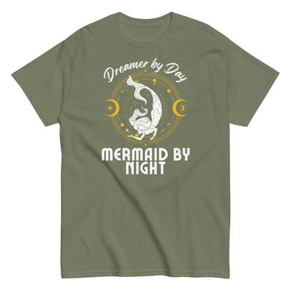 Pisces Zodiac Sign T-Shirt – Dreamer by Day, Mermaid by Night