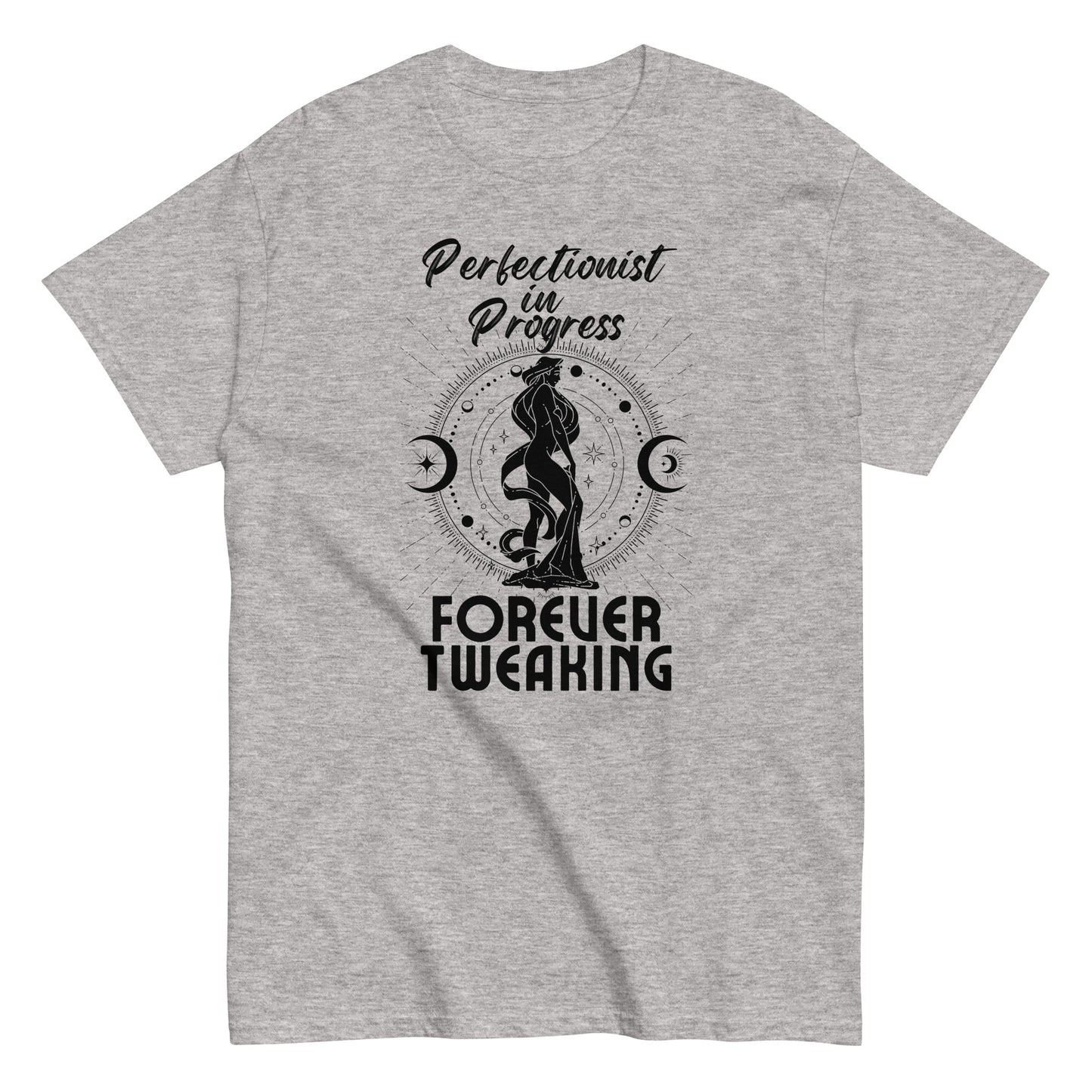 Virgo T-Shirt – "Perfectionist in Progress" Astrology Tee