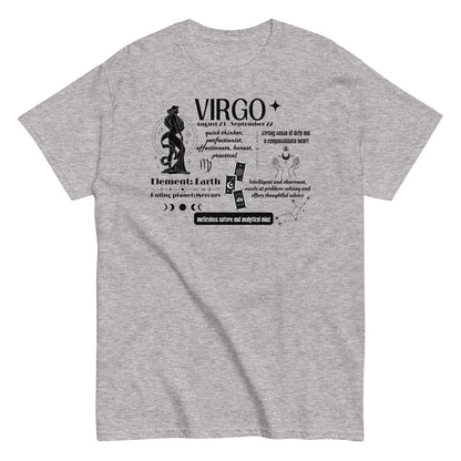 Virgo Traits T-Shirt – "Analytical & Compassionate" Astrology Tee