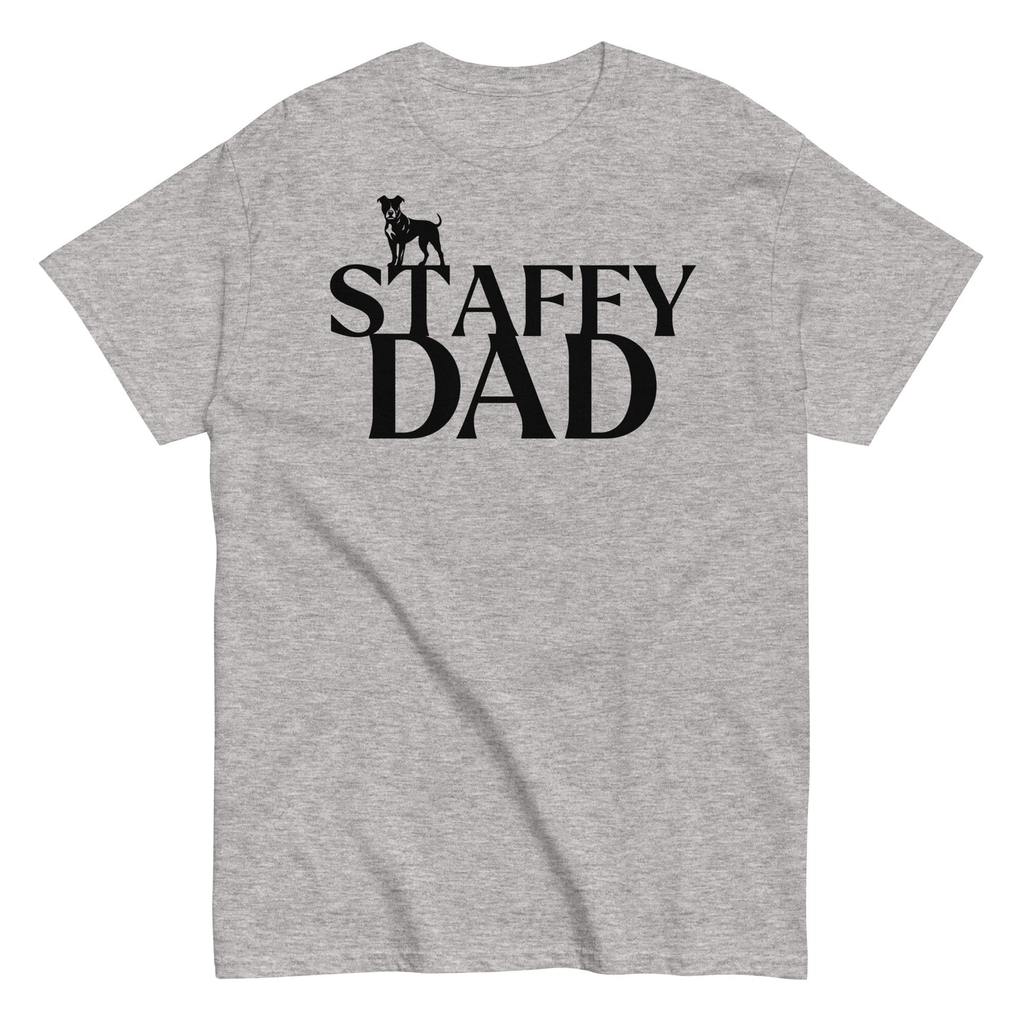 Staffy Dad T-Shirt | Proud Staffordshire Dog Lover Tee