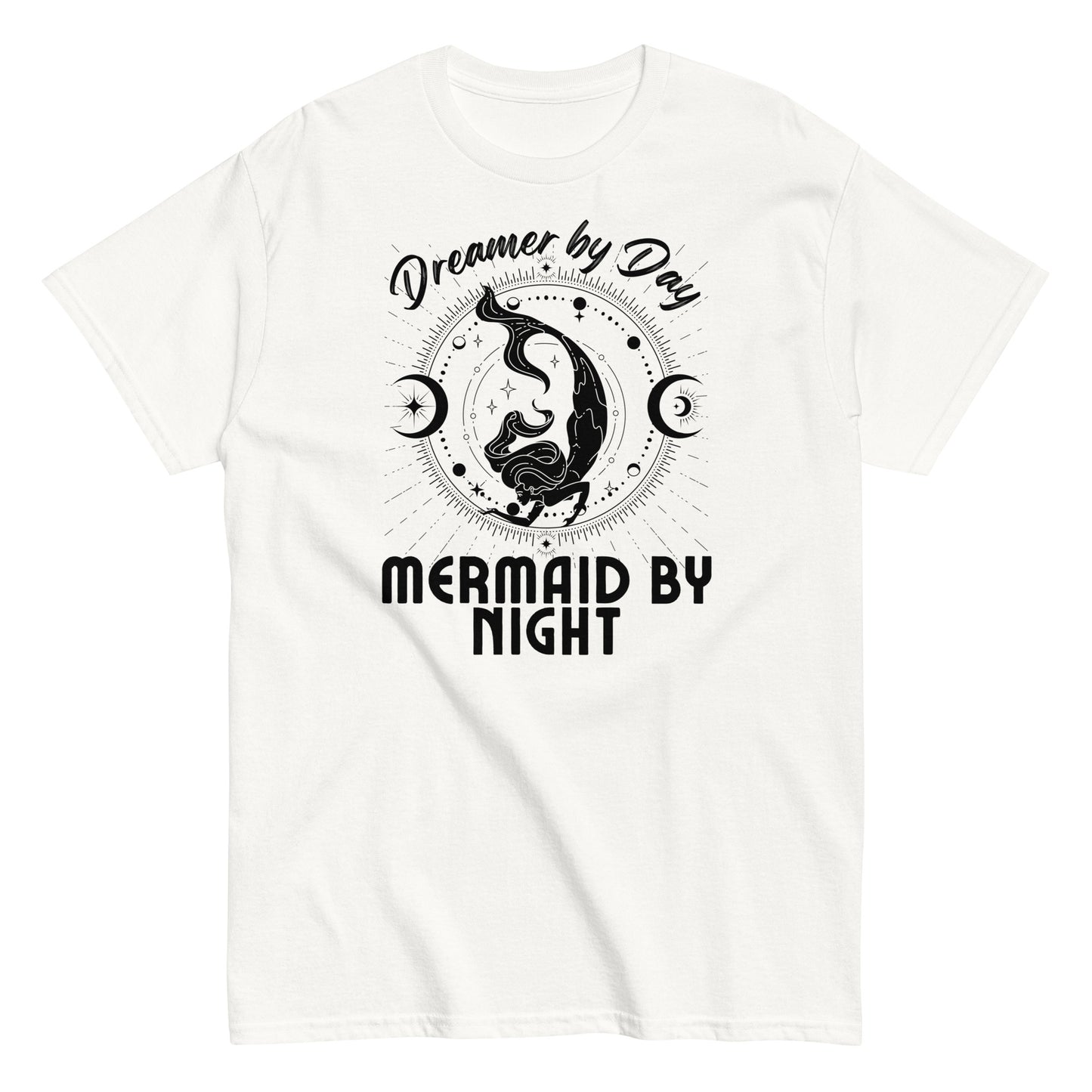 Pisces Zodiac Sign T-Shirt – Dreamer by Day, Mermaid by Night