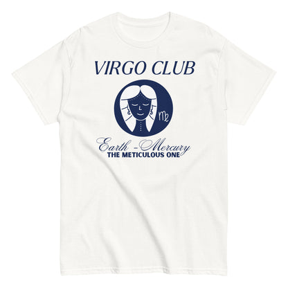 Virgo Club T-Shirt – "The Meticulous One" Astrology Tee