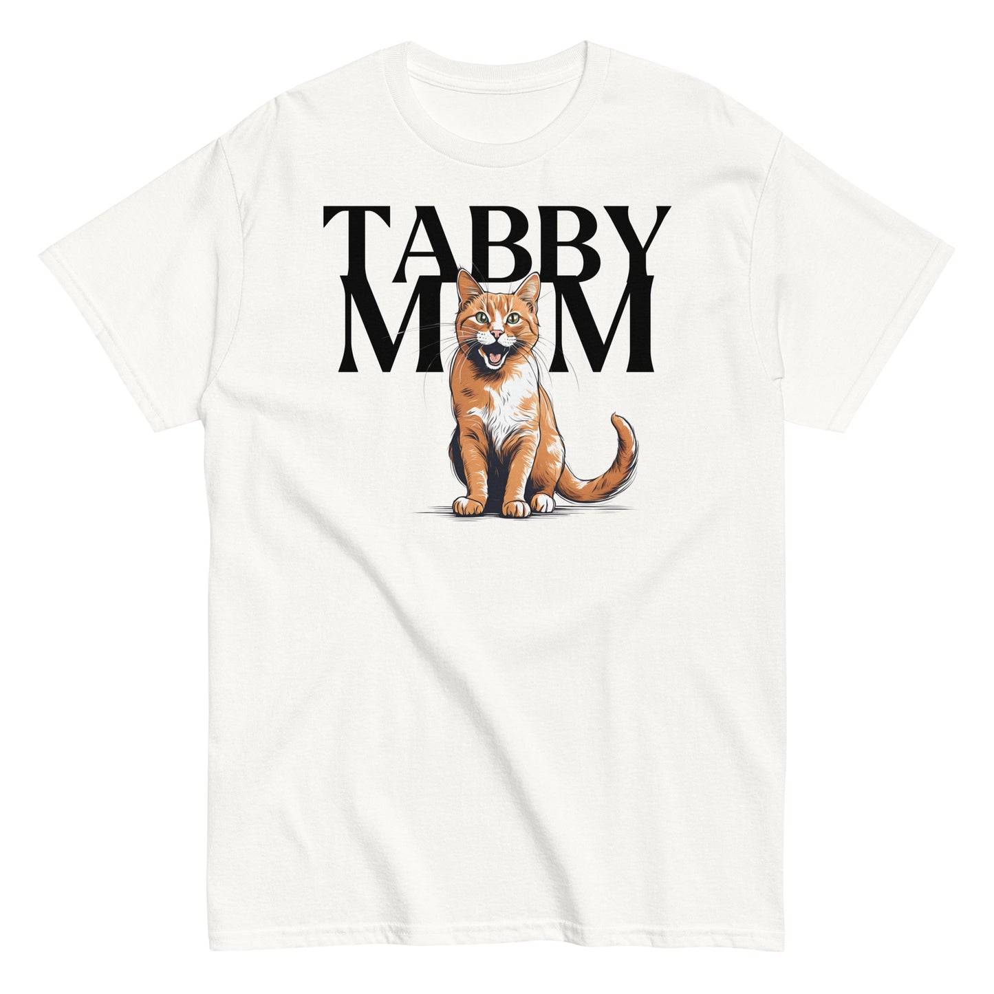 Tabby Cat Mom T-shirt | Ginger Tabby Cat Lover Tee