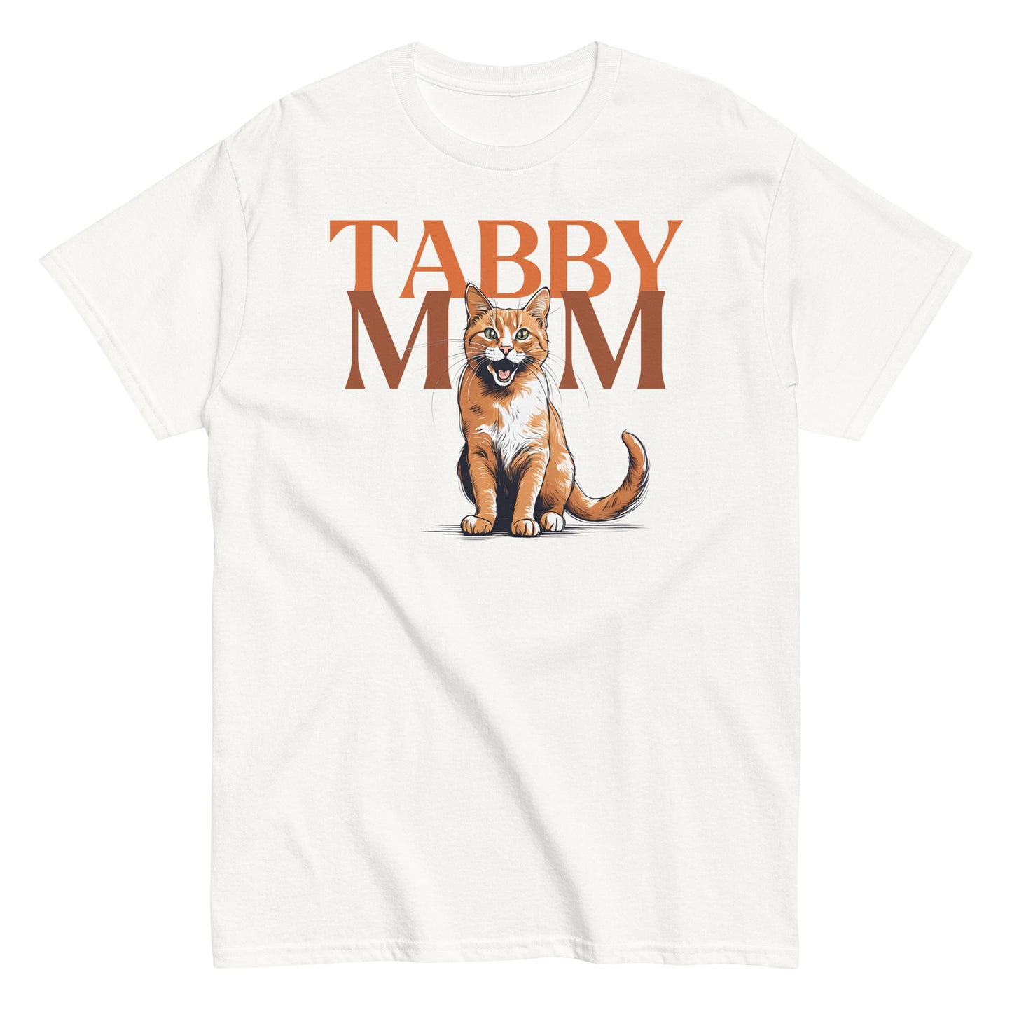 Tabby Mom T-shirt | Ginger Tabby Cat Lover Tee