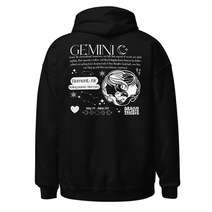 Gemini Zodiac Y2K Hoodie