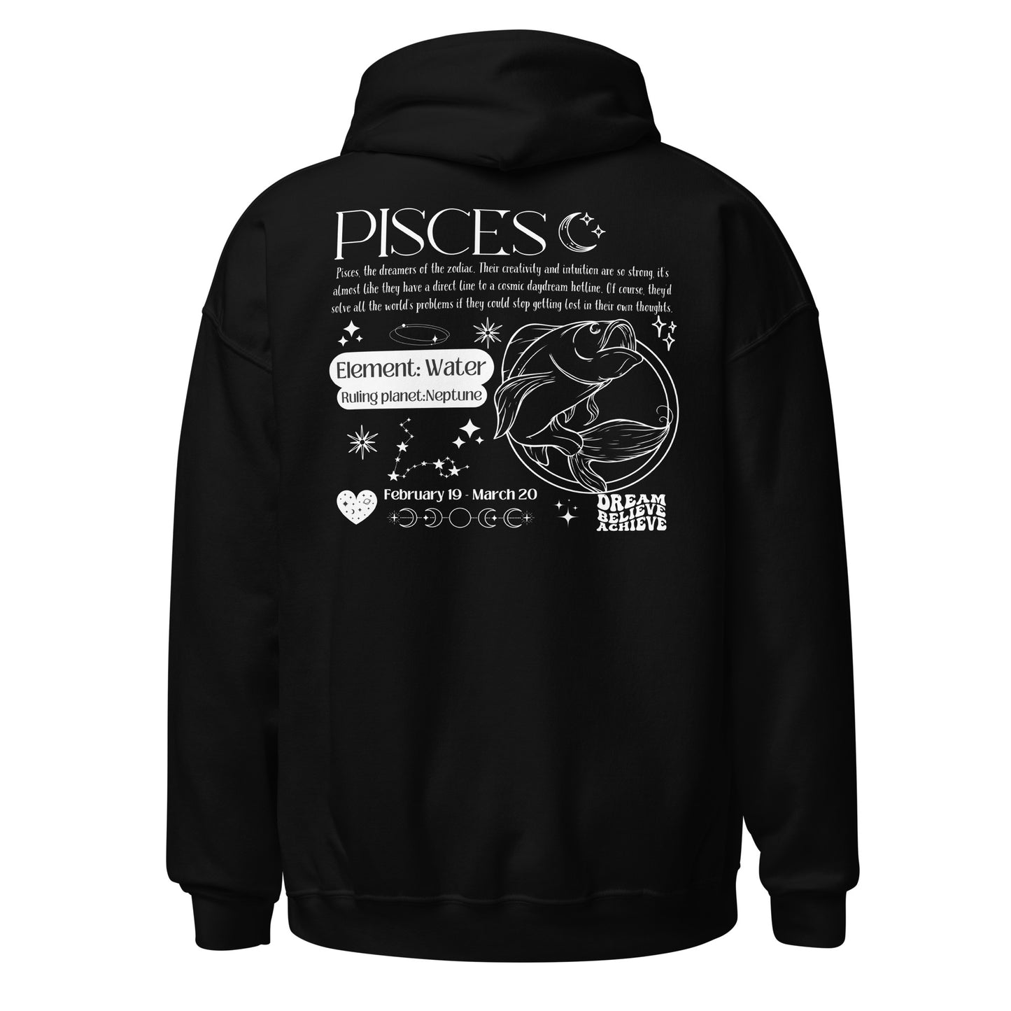 Pisces Zodiac Y2K Edition Hoodie