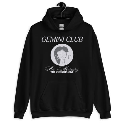 Gemini Club Hoodie – The Curious One Astrology Hoodie