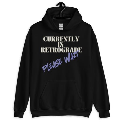 Currently in Retrograde Please Wait Hoodie | Astrology Inspired Unisex Hoodie