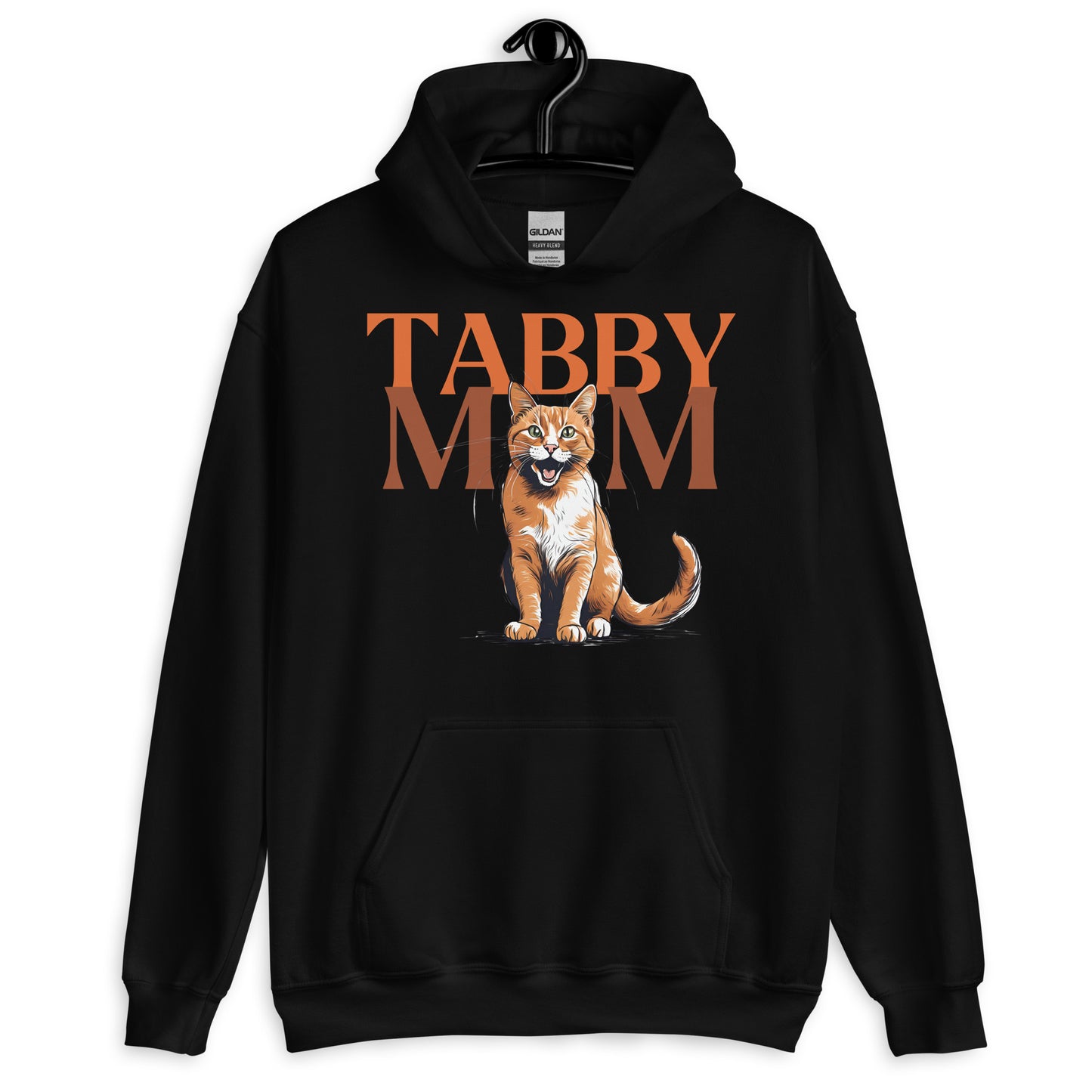 Tabby Mom Hoodie | Cozy Sweatshirt for Ginger Cat Lovers