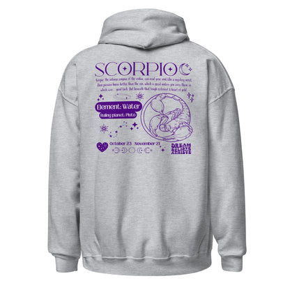 Scorpio Zodiac Y2K Hoodie