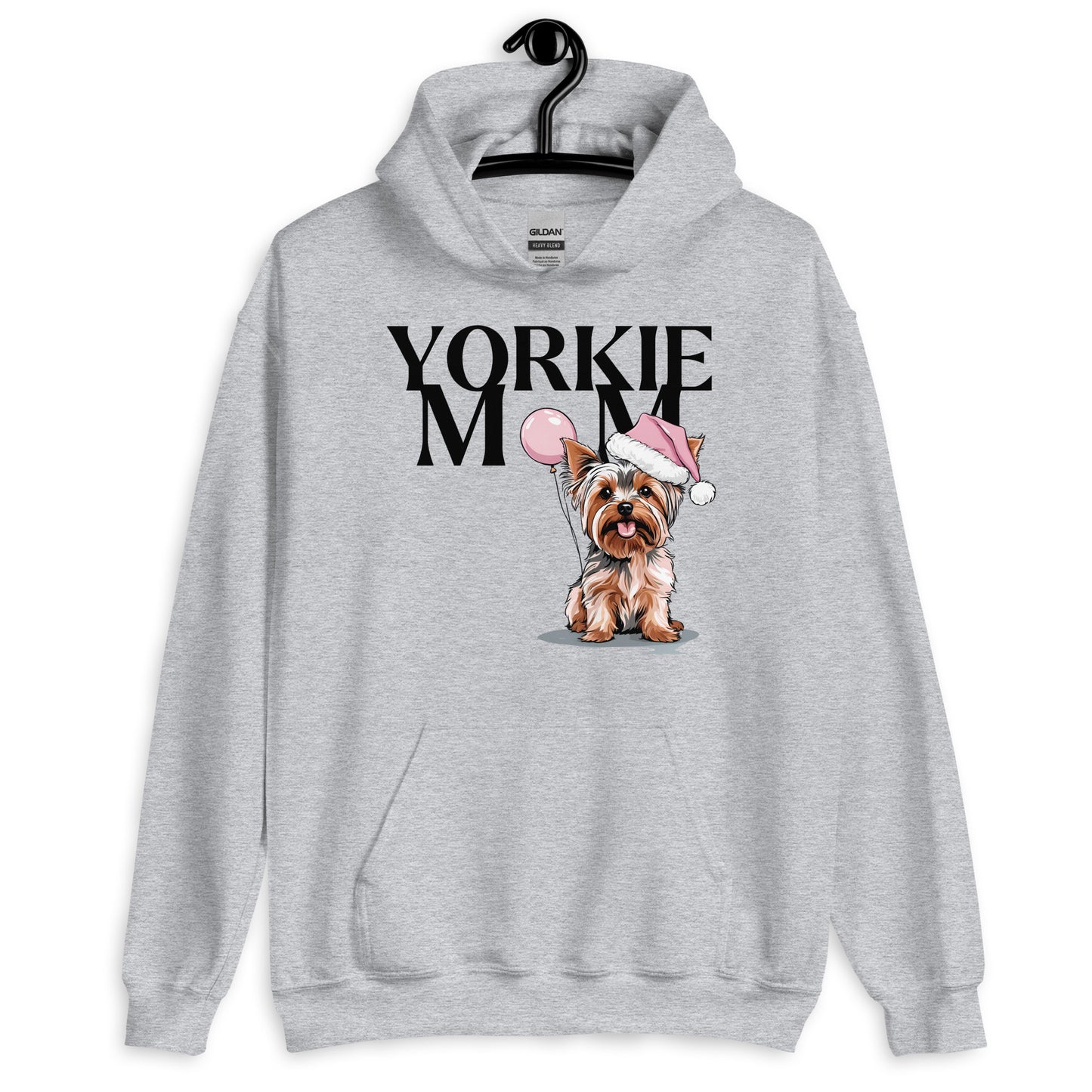 Yorkshire Terrier Mom Christmas Hoodie | Cute Yorkie Dog Lover Sweater