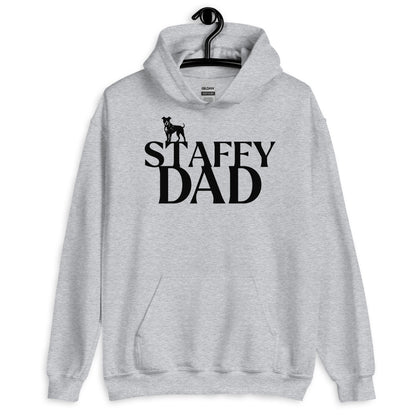 Staffy Dad Hoodie | Proud Staffordshire Dog Lover Sweater